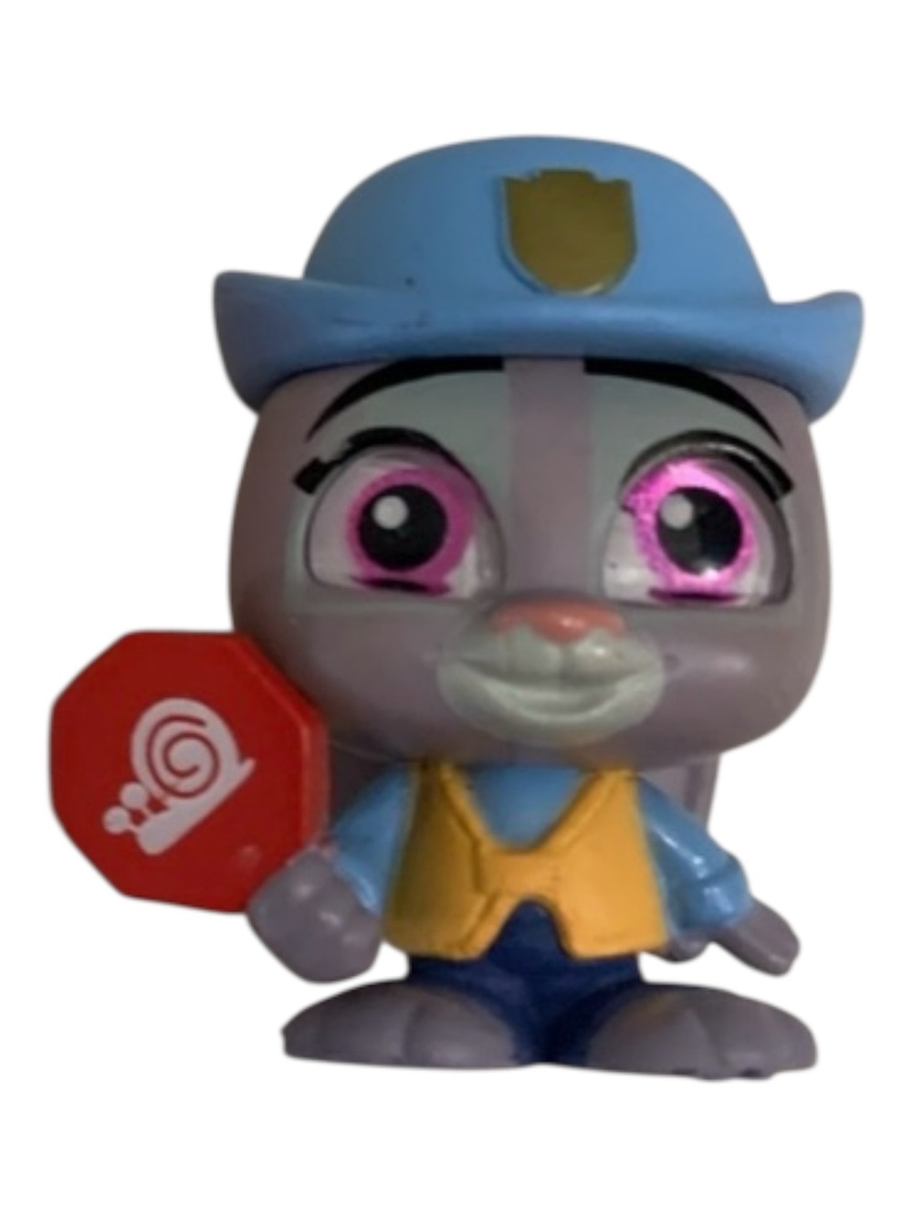 Disney Doorables Academy RARE Zootopia Judy Hopps Rabbit Figure With Stop Sign